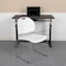 Flash Furniture White Plastic Stack Chair, PK5 5-RUT-188-WH-GG - alternate 1
